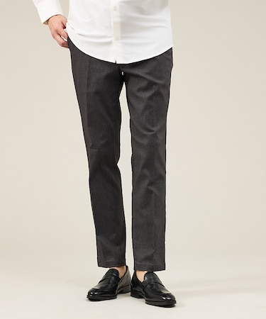 【ハイパーストレッチ】ツイル柄 イージースラックス