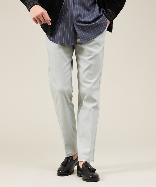 【ハイパーストレッチ】ツイル柄 イージースラックス