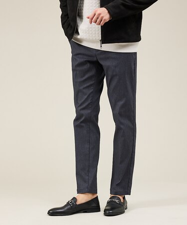 【ハイパーストレッチ】ツイル柄 イージースラックス