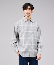 【軽量 / 吸水速乾】セオアルファ オンブレーチェック 長袖シャツ