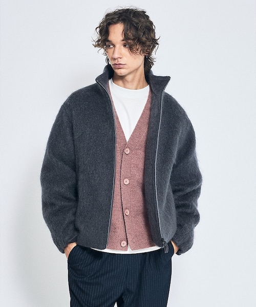 カールヤーン ニットライダース / ニットブルゾン｜アバハウスの通販