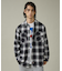【Dickies / ディッキーズ】オーバーサイズ ネルオンブレチェック ワーク