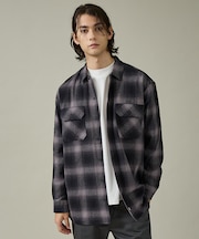 【Dickies / ディッキーズ】オーバーサイズ ネルオンブレチェック ワーク