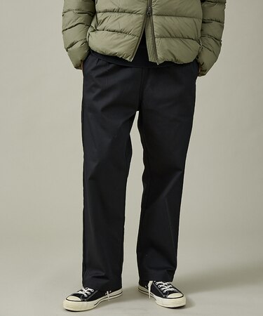 【DICKIES / ディッキーズ】TCツイル/デニム ワイドストレートパンツ（