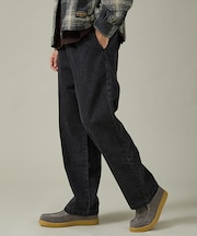 【DICKIES / ディッキーズ】TCツイル/デニム ワイドストレートパンツ（