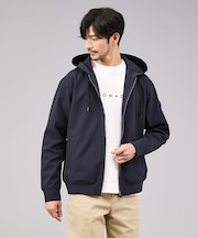 【SMART CLOSET】ハイゲージ ポンチ ジップパーカー / セットアップ