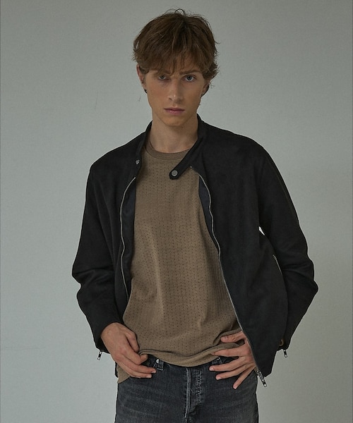 セットアップ対応】ネオスエード ライダースジャケット / ダンボール