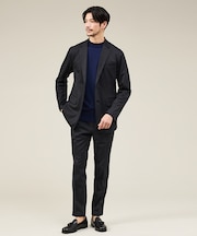 【新型/上下2点セット】ポンチ セットアップ/スーツ ジャケット&スラックス