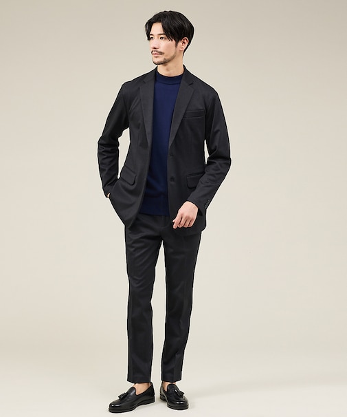 【新型/上下2点セット】ポンチ セットアップ/スーツ ジャケット&スラックス