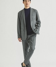 【新型/上下2点セット】ポンチ セットアップ/スーツ ジャケット＆スラックス