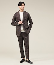 【新型/上下2点セット】ポンチ セットアップ/スーツ ジャケット＆スラックス