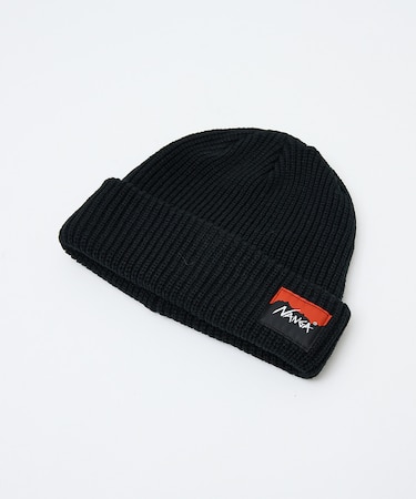 【NANGA/ナンガ】BOX LOGO BULKY BEANIE/ビーニー/ニッ