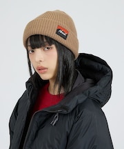 【NANGA/ナンガ】BOX LOGO BULKY BEANIE/ビーニー/ニッ