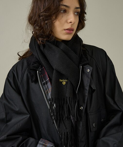 【BARBOUR / バブアー】PLAIN LAMBSWOOL SCARF /