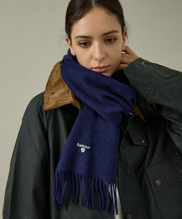 【BARBOUR / バブアー】PLAIN LAMBSWOOL SCARF /