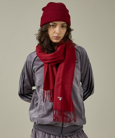 【BARBOUR / バブアー】PLAIN LAMBSWOOL SCARF /