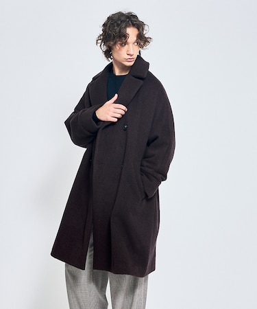 【TICCA/ティッカ】別注 ウール テントコート / チェスターコート