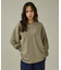 【SEABEES / シービス】KNIT & SEWN CREW NECK L/