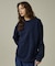 【SEABEES / シービス】KNIT & SEWN CREW NECK L/