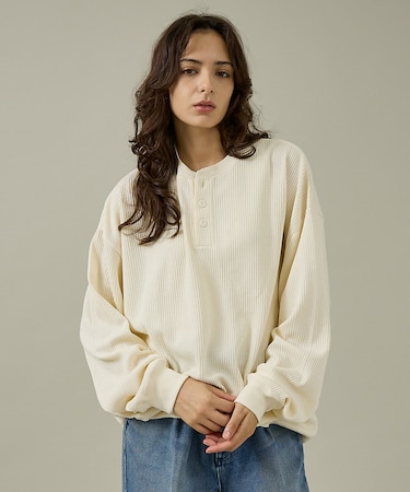 【SEABEES / シービス】HENRY NECK PIGMENT THERM