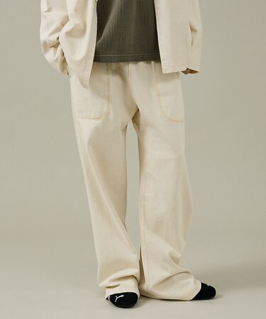 【SEABEES / シービス】HEAVY WEIGHT WIDE PANTS