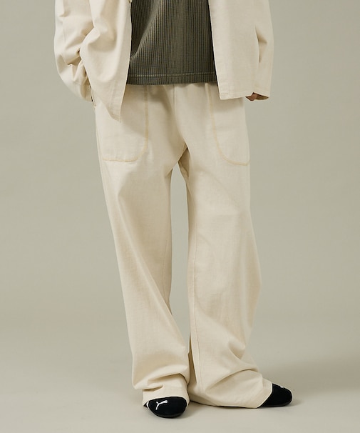 【SEABEES / シービス】HEAVY WEIGHT WIDE PANTS