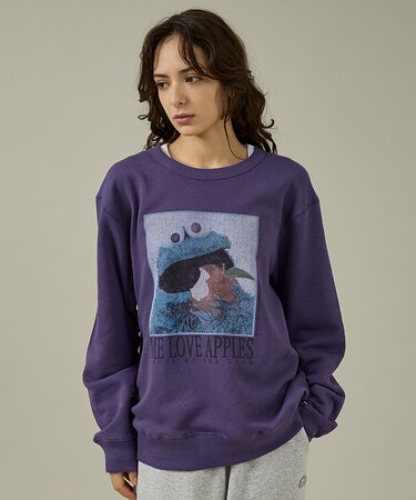 【FRUIT OF THE LOOM】ロングスリーブ甘編み裏毛4/COOKIEM