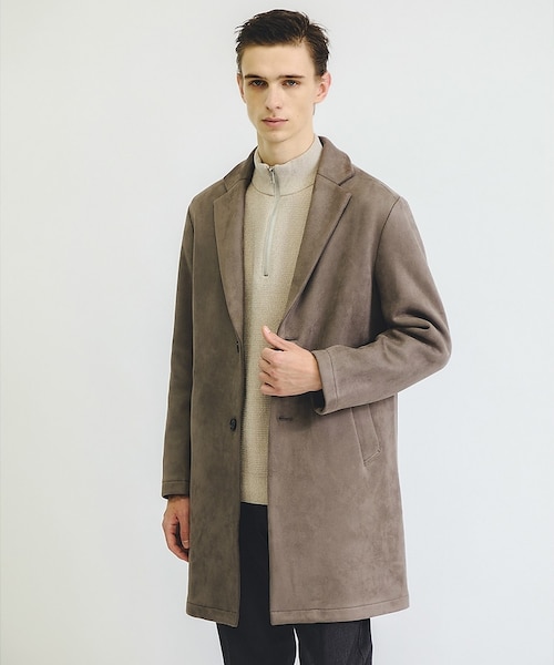 アバハウス（ABAHOUSE）/【スエードライク】ボンディング チェスターコート スエードライク】ボンディング チェスターコート｜アバハウスの通販