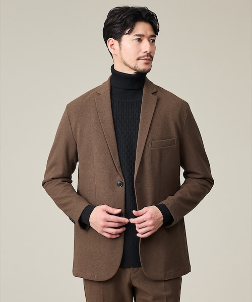 メンズのテーラードジャケット（ブラウン）の通販｜&mall（アンド