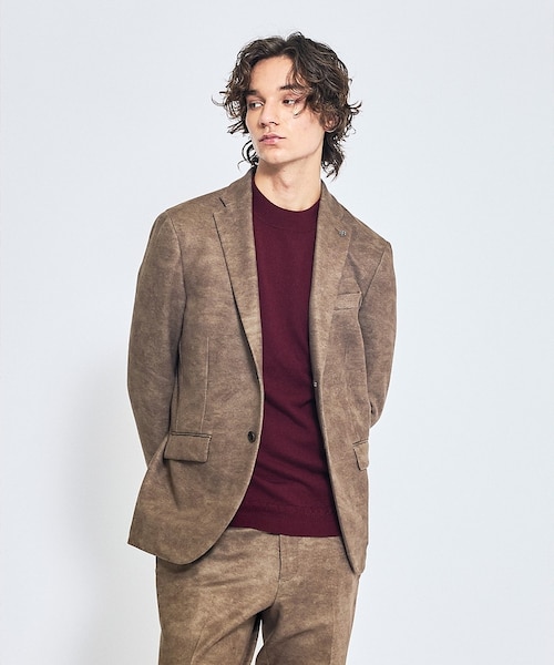 アバハウス（ABAHOUSE）/【セットアップ対応】Down Fabric フェードスエード ジャケット / F セットアップ対応】Down Fabric フェードスエード ジャケット / F