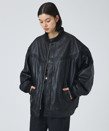 【TOWNCRAFT/タウンクラフト】Leather Derby Jacket