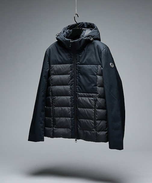 【CAPE HORN】TONGARIKI フーデット コンビダウンジャケット