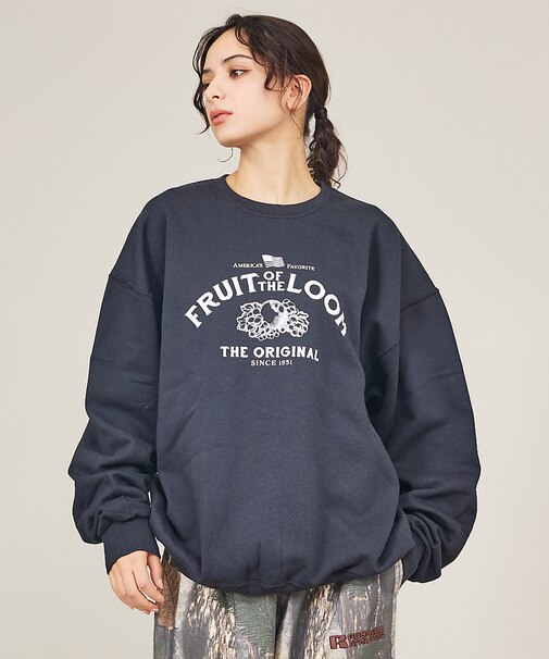 【FRUIT OF THE LOOM】PRINT SWEAT5/プリントロゴ/ユ