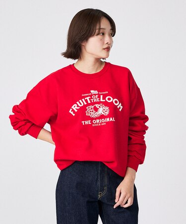 【FRUIT OF THE LOOM】PRINT SWEAT5/プリントロゴ/ユ