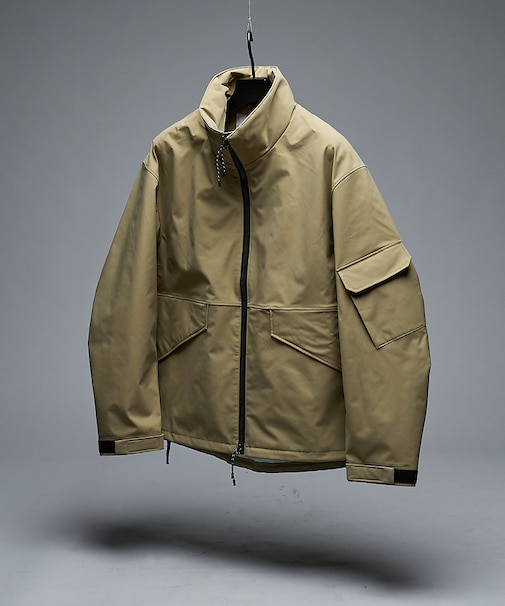 TAIONライナー スタンドカラー　シェルジャケット / ショートブルゾン