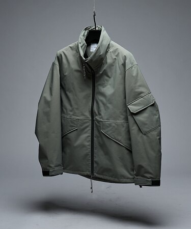 TAIONライナー スタンドカラー　シェルジャケット / ショートブルゾン