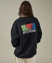 【FRUIT OF THE LOOM】PRINT SWEAT2/ロゴ/ユニセック
