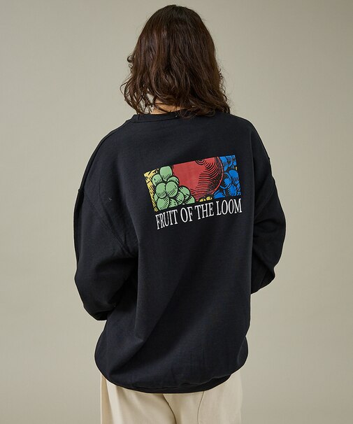 【FRUIT OF THE LOOM】PRINT SWEAT2/ロゴ/ユニセック
