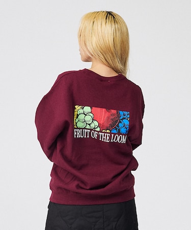 【FRUIT OF THE LOOM】PRINT SWEAT2/ロゴ/ユニセック