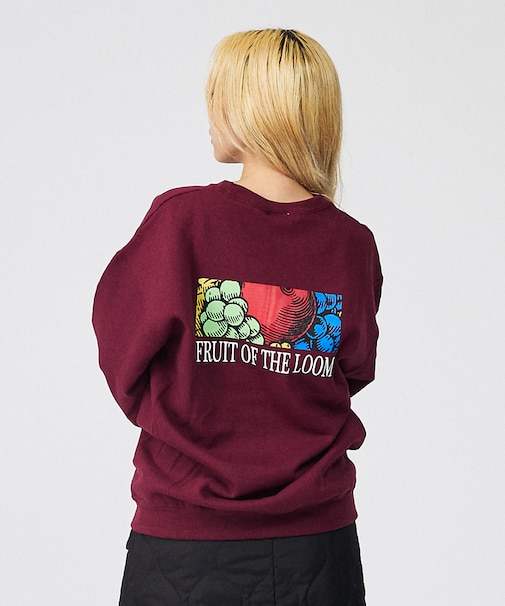 【FRUIT OF THE LOOM】PRINT SWEAT2/ロゴ/ユニセック