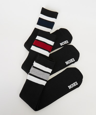 【Dickies / ディッキーズ】CDK3Pチューブラインソックス【WEB限定