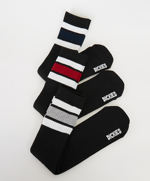 【Dickies / ディッキーズ】CDK3Pチューブラインソックス【WEB限定