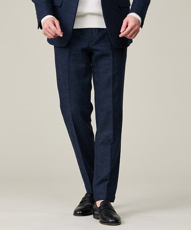 【カシミヤブレンド】ウール ツイルスラックス / セットアップ対応