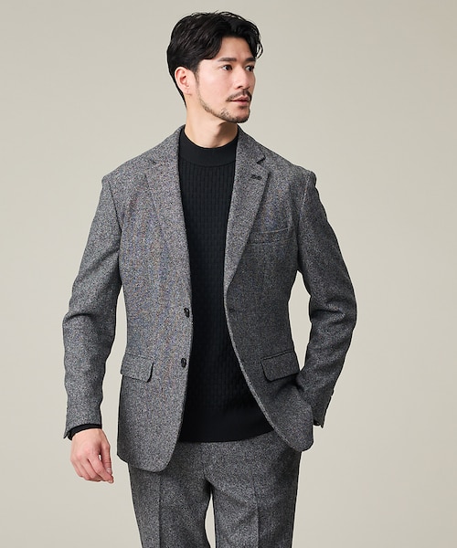 カシミヤブレンド】ウール ツイルジャケット / セットアップ対応