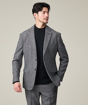 【カシミヤブレンド】ウール ツイルジャケット / セットアップ対応