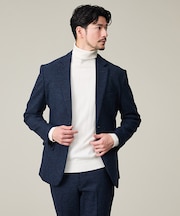 【カシミヤブレンド】ウール ツイルジャケット / セットアップ対応