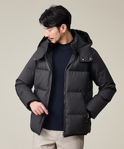 【700FP】レザーライクコンビ ダウンジャケット