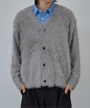 【AH ABAHOUSE】ロングシャギー ニットカーディガン