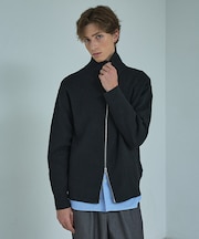 12ゲージ 畦編み ドライバーズニット / ダブルジップ