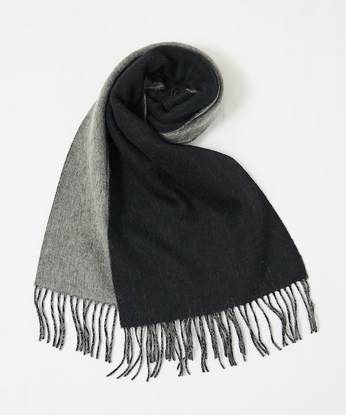 ウール×カシミヤ リバーシブル マフラー / ON・OFF兼用｜アバハウスの